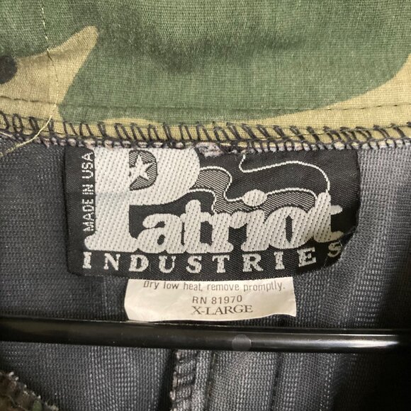 Patriot Industries Camo Insulated Coveralls Sz XL Hunt Hip Hop Streetwear - Picture 3 of 8